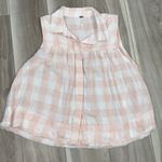 Free People  hey there sunrise plaid button down shirt size medium Photo 5