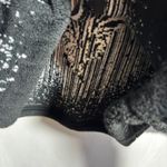 VTG Mazmania Zebra Print Fleece Jacket Full Zip White Black 90s Art to Wear M Size M Photo 6