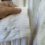Classic Elements  size 22 cable knit open cardigan. Light cream in color. Photo 3