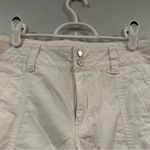 Lauren Ralph Lauren Cargo Capri Pants Womens Size 2 White Cotton Low Rise Photo 2