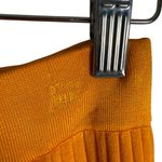 Nanushka Orange Ribbed Knit Wide Leg High Rise Pull Photo 3