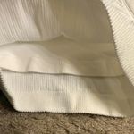 Aerie White Ribbed Superchill Seamless High Neck Bra Crop Top - size XL Photo 2