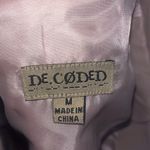 Vintage y2k early 2000s Decoded Women's Light Pink Leather Jacket Size M Photo 2