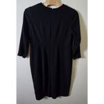 Target Sergio Hudson X Midi Sheath Dress 2X Womens Plus Black Knit Long Sleeve Photo 3