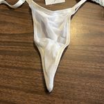 Linea Donatella NEW  Small White Blue Teddy W/ Thong NWT Lace Chemise Photo 4