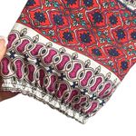 19 Cooper Red Relaxed Boho Tie Front Blouse Photo 3