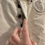 Urban Outfitters BDG  PAX Women's 26 Natural Pax Beige Ripped Straight Jeans Photo 8