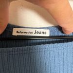 Reformation - Leone Dress Spaghetti Strap Blue Cocktail Mini Party Clubbing Out Photo 4