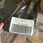 Kathy Ireland  BLACK solid Print Chiffon Tie Front Swim Topper XS Photo 2