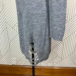 Badgley Mischka Mark & James x Gray Distressed Chain Sweater Dress Size Small Photo 5