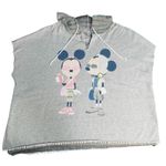 Disney Boutique Knitted Multicolor Sleeveless Mickey Minnie Mouse Hoodie size M Photo 4