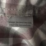 Royal Robbins Shirt Womens Large Green Purple Plaid Thermotech Flannel Heritage Photo 8