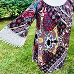 Winwin  Women's Lace Tunic Top Multicolor Boho 1/2 Sleeves Polyester Size… Photo 0