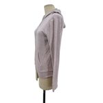 Monrow Classic Supersoft Zip Up Hoody Light Lavender Purple Size Small‎ Photo 4