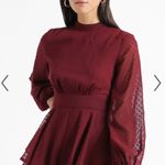 Showpo Bottom Of Your Heart Playsuit In Wine Photo 0