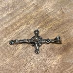Sterling Silver Crucifix of Jesus Religious 925  Pendant Photo 5