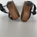 Gianni Bini GB  Womens 10 Shoes Black Leather‎ Sandals Heels Open Toe Ankle Strap Photo 10