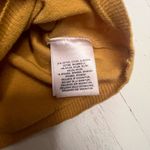Anthropologie  HWR Monogram French Knot‎ Sunburst Mustard Yellow Cardigan Medium Photo 4