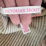 Victoria's Secret  Beige Stripe Cowl Neck Sweater M Pockets‎ Fall Winter Chic Photo 4