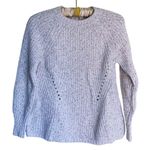 Gap Ivory White Speckled Confetti Chunky Knit Sweater XS Cozy Hygge Grandma Photo 0