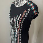 Sundance  Catalog Dress Sleeveless Floral Embroidered Medium Colorful Tie Back Photo 7