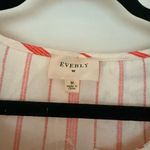 Everly  Women’s Medium Striped Short Sleeve Dress NWOT Photo 1