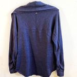 Athleta Sweater Nirvana Wear Two Ways Wrap Cardigan in Navy Blue Sz M EUC Photo 7