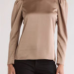 frame denim Frame Draped Satin Top-NWT Photo 0