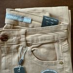 Tractr Camel Tan Khaki Mona High Rise Slim Ankle Fray Jeans 00/24 Photo 3