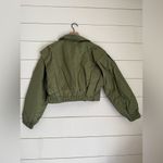 Free People NWOT  Looking Glass Cropped Trench Coat in Loden color Small Photo 12