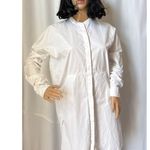 Anthropologie Antropologie CAARA Boyfriend Shirt Dress white 100% cotton oversized XS Photo 4