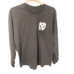  Size Small Walt Disney World Spirit‎ Jersey Black White Spellout Long Top Photo 1