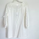 Model KISUII White Eyelet Swim Cover up Mini Dress Photo 5