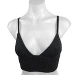 Free People  intimately Women's Black Bralette Scoop Neck Cami Bra Top Size XS Photo 0