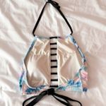 PINK - Victoria's Secret PINK Victoria’s Secret Blue And Pink Tie Dye Halter Neck Bikini Top Size XS Photo 1