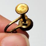 Western Germany Faceted Bead Chandelier Dangle Screw Back Earrings 2" Signed Vtg Black Photo 5