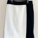 Victor Alfaro White Black Colorblock Skirt Size X Small Photo 0