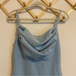 Revelry Slouch Neck Bridesmaid Maxi Dress size 6 Blue Photo 1