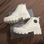 Palladium  White Platform Boots Photo 1