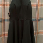 B Darlin B. Darlin Dark green short dress with halter top style and sheer mesh panels X s Photo 0