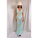Show Me Your Mumu  Vacay Tank Coverup in White Multi Floral Crochet M Photo 7