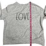Rae Dunn  LOVE Heather Gray Sweatshirt Photo 5