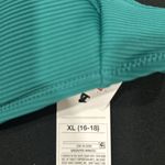 Shade & Shore Women's Square Wire Ribbed Triangle Bikini Top Evergreen Size XL Photo 2