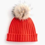 J.Crew  Red Winter Hat  Photo 0