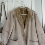 st. john's bay St. John’s bay faux Sherpa lined y2k penny lane coat Photo 3