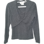 Carlisle  black cashmere and silk blend top size small Photo 0