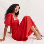 Reformation ππ Rachelle Dress ~ Cherry Red 12 NWT Photo 5