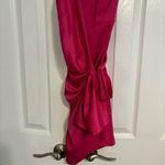 Selfie Leslie  Medellin Gathered Detail Side Tie Wrap Dress Hot Pink NWT Photo 4