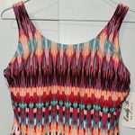 Emily B One Piece Swimsuit Pink & Orange Southwest Print Women’s Medium M Photo 2