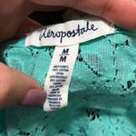 Aeropostale MEDIUM Crew Neck Long Sleeve Sheer Lace Detailed Back Tee Photo 7